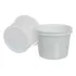 Baldinho De Pipoca 1 5lt   10 Unidades   Branco