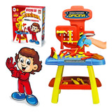Bancada De Ferramentas Infantil Brinquedo Didático Menino
