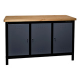 Bancada Fechada Com 3 Portas Dark Presto