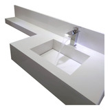 Bancada Lavatorio Esculpido Porcelanato