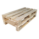 Banco De Pallet 120x60x30 Cm Feito Com Euro Pallet Original