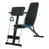 Banco Fitness Musculação Scott Tl bf 2 Trevalla Até 180kg Cor Preto E Azul