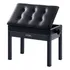 Banco Para Piano Voik Bp 2200 Preto Regulável Suporta 160kg