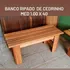 Banco Ripado De Madeira Cedro 1.00x40x50