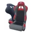 Bancos Concha Reclinavel Preto X Cinza X Vermelho