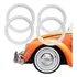 Banda Faixa Branca Fusca Kombi Pneu Aro 14 - Kit 4 Unidades