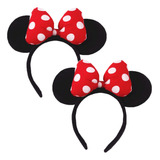 Bandana Mouse Ears Fachpint Para Mulheres E Meninas  2 Unida