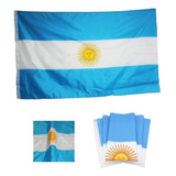 Bandeira Argentina Oficial 1 50x0 90m C Anilhas P Mastro
