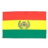 Bandeira Az Bandeira Da Bolívia De 60 X 90 Cm - Bandeira Boliviana De 60 X 90 Cm - Bandeira De 2 X 3 Pés