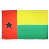 Bandeira Az Guiné-bissau Com Bandeira De 60 X 90 Cm – Bandeira Bissau-guiné-bissau 60 X 90 Cm – 2 X 3 Pés