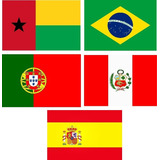 Bandeira Brasil Guine Bissau