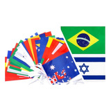 Bandeira Brasil Israel 90cm