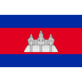 Bandeira Camboja 100x145cm Dupla