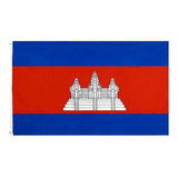 Bandeira Camboja Oficial 90