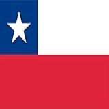 Bandeira Chile Estampada Uma
