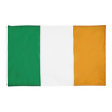 Bandeira Da Irlanda Oficial 1 50x0 90m C  Anilhas P  Mastro