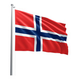 Bandeira Da Noruega Em