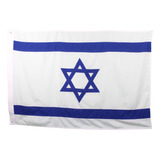Bandeira De Israel Oficial 2,5p (1,60x1,13) Contorno Bordado