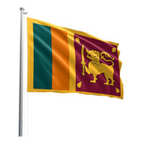 Bandeira De Sri Lanka Em Tecido Oxford 100% Poliéster