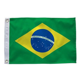 Bandeira Do Brasil 60 X 90 Cm - Dupla Face #