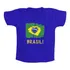 Bandeira Do Brasil   Brasil    Copa Camiseta Infantil Azul
