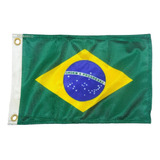 Bandeira Do Brasil De Uso Náutico 33 X 47 Cm
