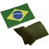 Bandeira Do Brasil Emborrachada 3d Patch Com Velcro