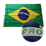 Bandeira Do Brasil Oficial Bordada Premium - Qualidade Top