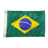Bandeira Do Brasil Para Barcos Lanchas   Nautica 22 X 33 Cm