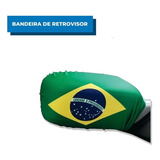 Bandeira Do Brasil Para Retrovisor Carro Copa Do Mundo - Par