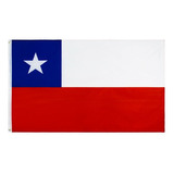 Bandeira Do Chile 150x90cm - Dupla Face Qualidade Superior