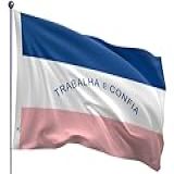 Bandeira Do Espírito Santo Estampada Uma Face 90x128cm