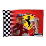 Bandeira Ferrari Michael Schumacher