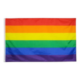 Bandeira Lgbt Oficial 90 Cm X 60 Cm Dupla Face Envio Hj