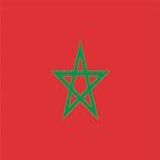Bandeira Marrocos Estampada Uma Face - 0,70x1,00m