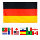 Bandeira Oficial Vários Países 1,50 X 0,90 Mts Envio Rapido