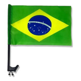 Bandeira Para Vidro De Carro Janela Brasil 34x22cm Torcida 