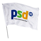 Bandeira Psd - Partido Social Democrático 1,45mx1m