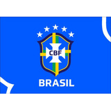 Bandeira Seleção Brasileira Cbf Fundo Azul 1x1,45m