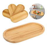 Bandeja Bambu Oval Petisqueira
