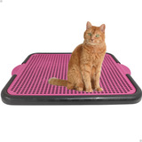 Bandeja Coletor De Areia Para Gato Tapete Coletor Gato 55x42