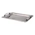 Bandeja De Inox Retangular E Alça Elegante 38cm Mimo Style