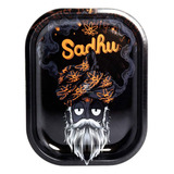 Bandeja De Metal Sadhu Pequena Pensativo