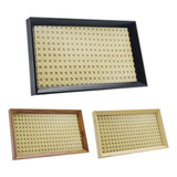 Bandeja Decorativa Retangular Com