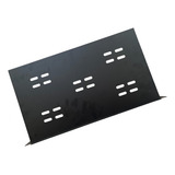 Bandeja Fixação Frontal 1u X 250mm Para Rack 19 Rede Mvolts Cor Preto