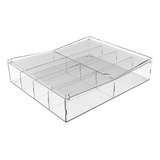 Bandeja Organizadora Para 8 Óculos Com Tampa