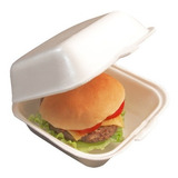 Bandeja P  Hambúrguer Isopor Hamburgueira Lanche Ch03 200un