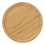 Bandeja Petisqueira Redonda Bambu