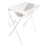 Banheira Para Bebê Com Suporte Acqua Trio Branco Galzerano