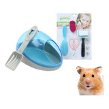 Banheiro Sanitáio Coelho Chinchila Com Kit Higiênico Pawise